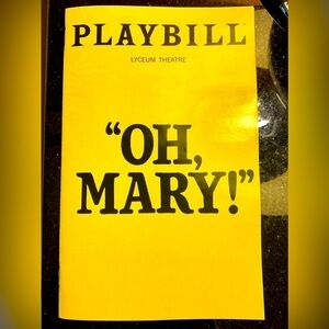 Oh Mary Broadway Playbill April 2025 Cole Escola Conrad Ricamora James Scully